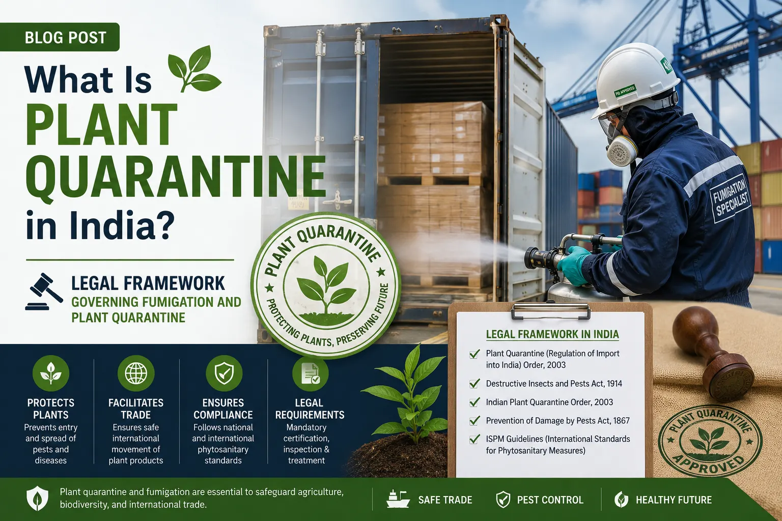 What Is Plant Quarantine in India?Legal Framework Governing Fumigation and Plant Quarantine